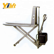 1000kg Stainless steel electric high lifting platform truck